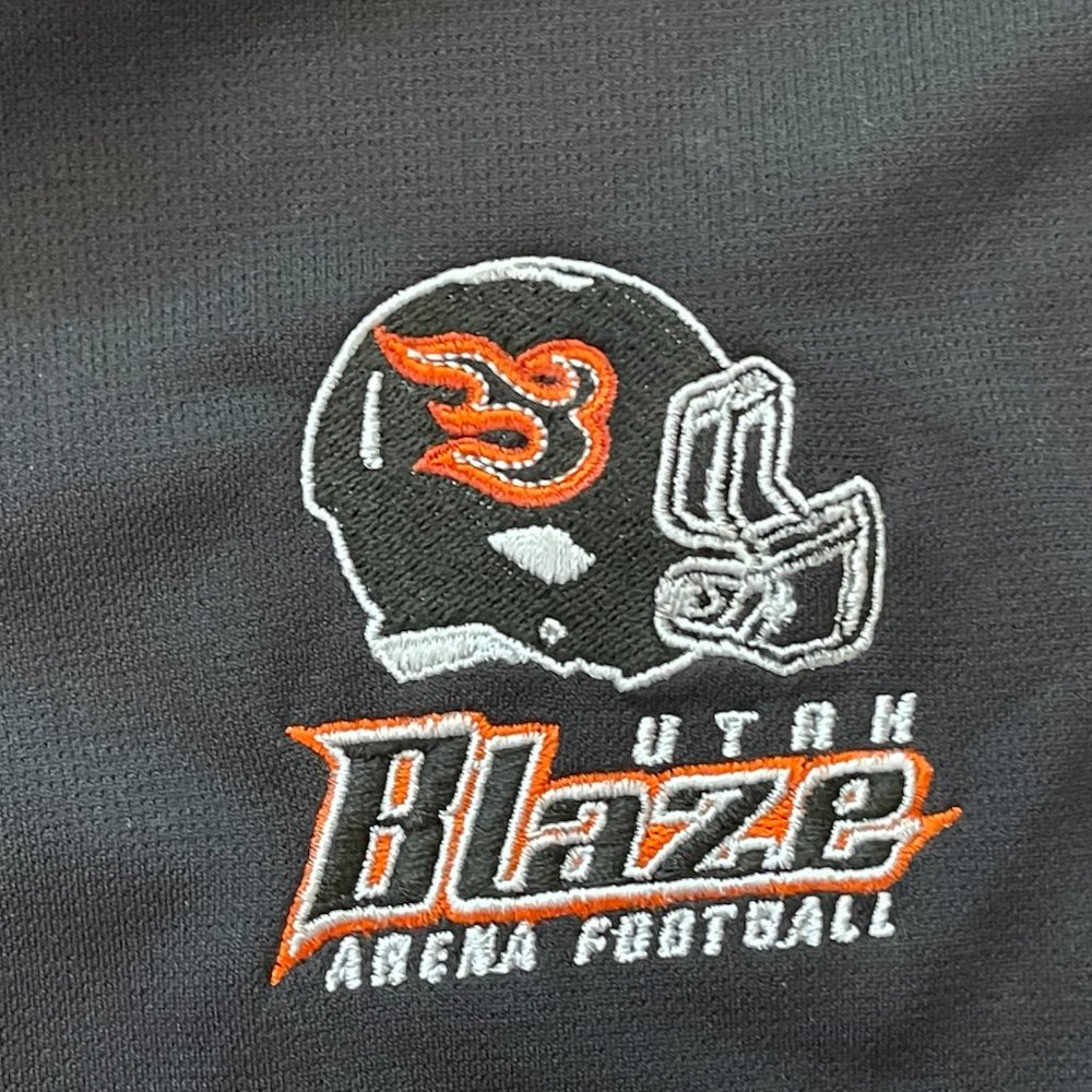 Utah Blaze AFL Arena Football League SUPER AWESOME Size 2XL XXL Polo Golf Shirt! - Picture 3 of 7